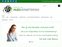 Tablet Screenshot of bb-huidverbetering.nl